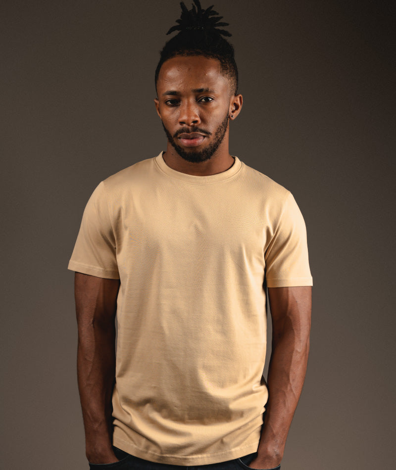 SUPIMA ROUND NECK - BEIGE - S O V E R II N