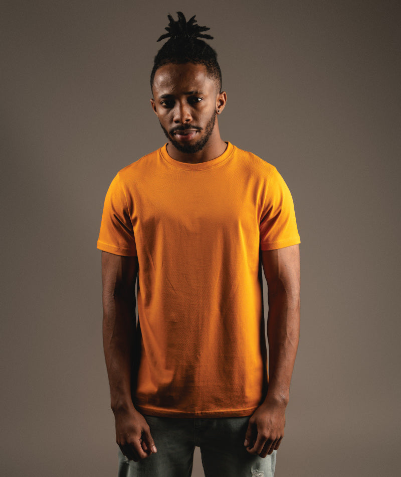 SUPIMA HALF SLEEVE - MUSTARD YELLOW - S O V E R II N