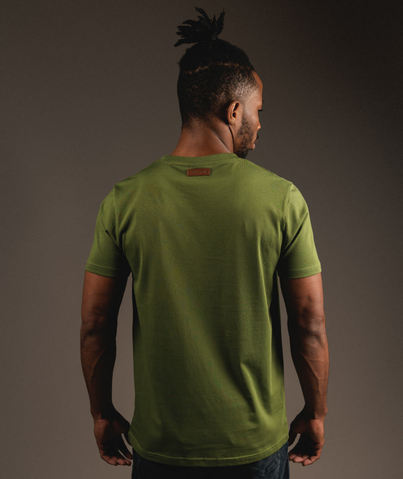 SUPIMA HALF SLEEVE - OLIVE GREEN - S O V E R II N