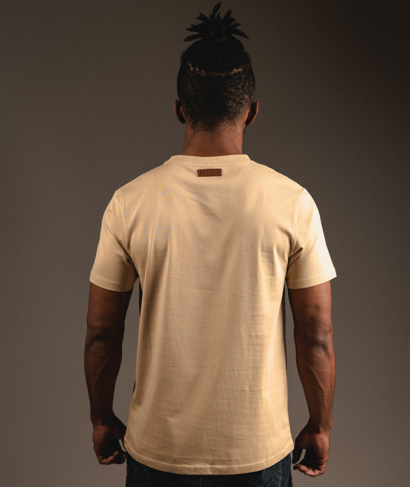 SUPIMA ROUND NECK - BEIGE - S O V E R II N