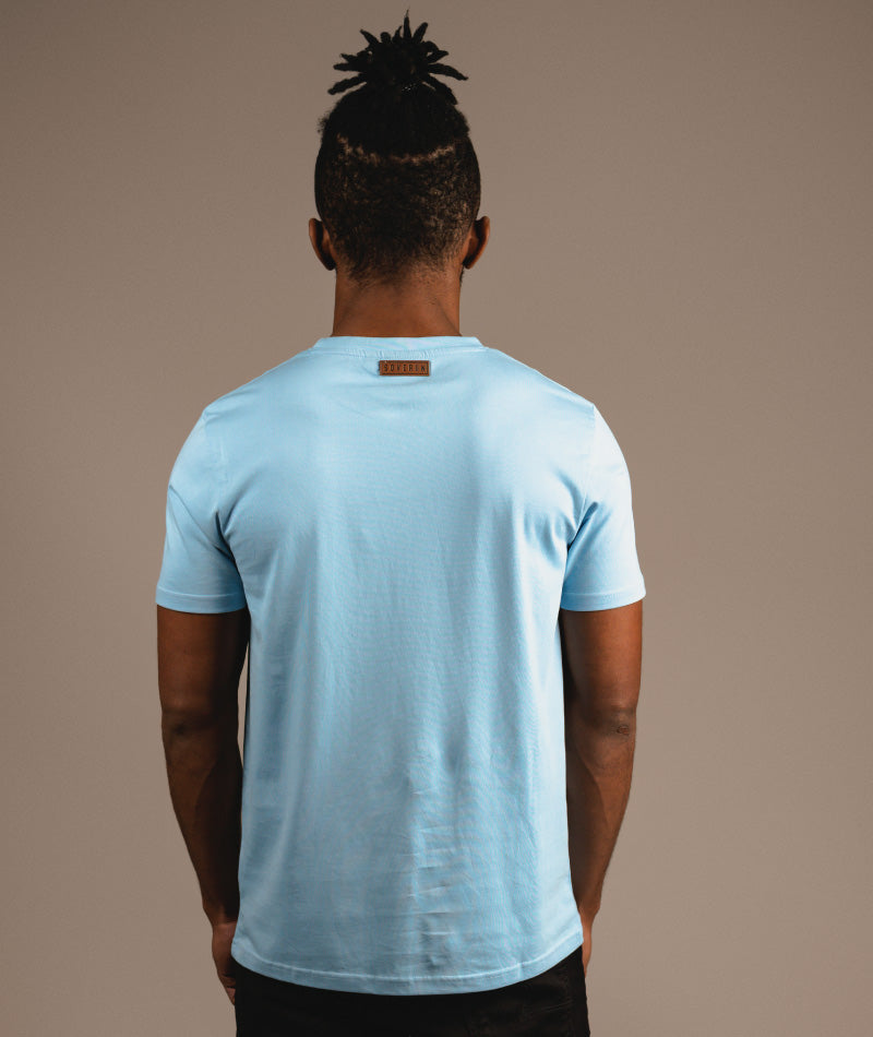 SUPIMA HALF SLEEVE - BREEZE BLUE - S O V E R II N