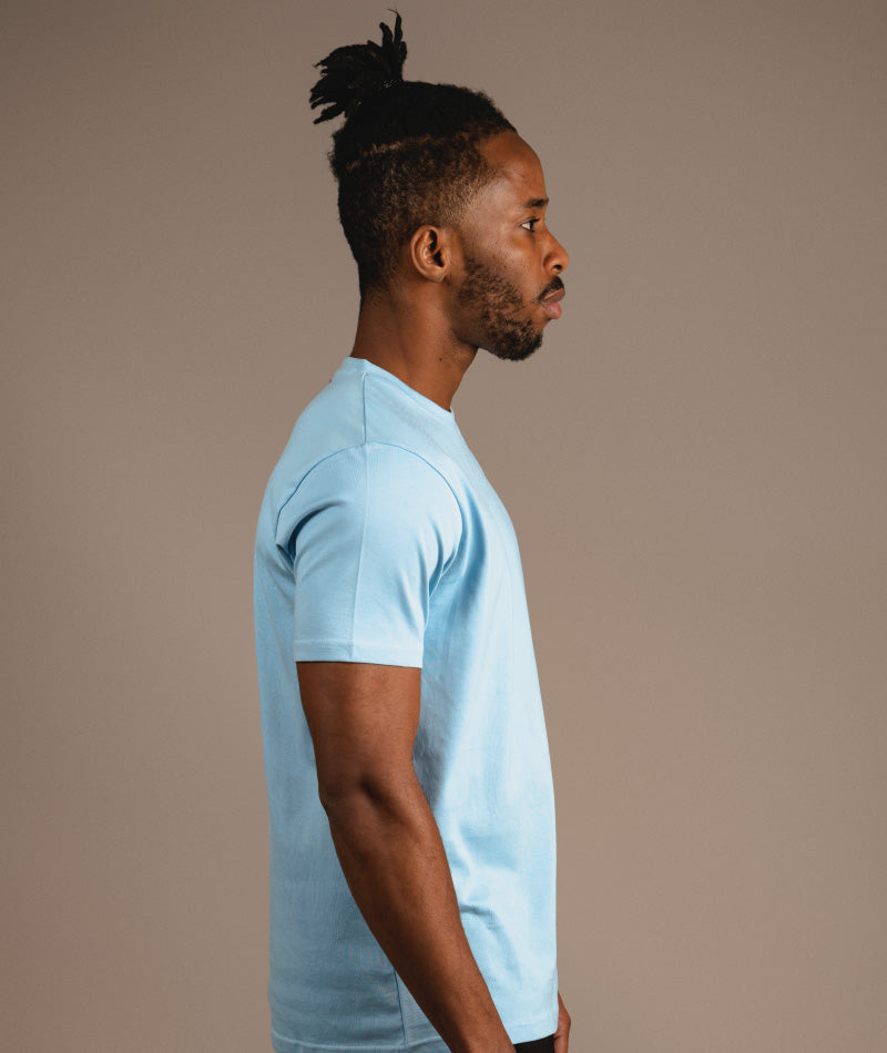 SUPIMA HALF SLEEVE - BREEZE BLUE - S O V E R II N