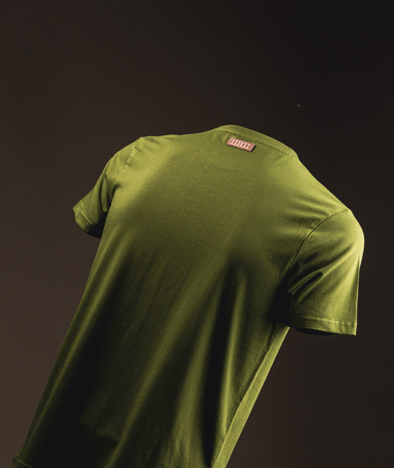 SUPIMA HALF SLEEVE - OLIVE GREEN - S O V E R II N